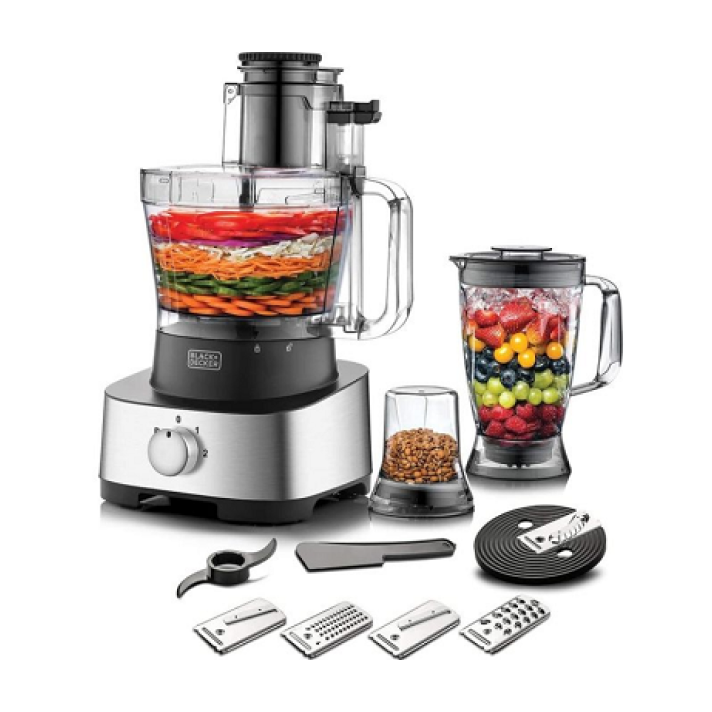 BLACK+DECKER Food Processor With 31 Functions - 880W in